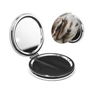 Animals Goat Fashion And Exquisite Pocket Mirror, Compact And Practical