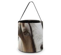 Animals Goat Halloween Tote Candy Bags Trick Or Treat Candy Bags Reusable Candy Basket With Handles Multipurpose Gifts Bag For Festival Party Gathering
