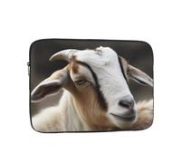 Animals Goat Laptop Sleeve for Women Men, 10 Inch Waterproof Laptop Bag Lightweight Notebook Computer Cover Bag