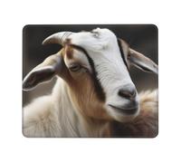 Animals Goat Mouse Pad Waterproof Gaming Mousepad for Office Computer Mousepads for Desk Pad with Non-Slip Rubber Base Washable Cloth Mouse Mat 7.9 x 9.5 in