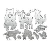 Animals Group Embossing Die Metal Cutting Die for Scrapbooking Paper Card Photo Album Decors Craft Paper