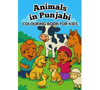 Animals in Punjabi in Punjabi Colouring Book: Kids Learn Punjabi