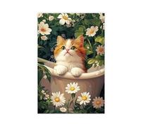 Animals in The Bathroom Perfect for Living Rooms, Bedrooms, Corridors, And Offices11 Canvas Poster Bedroom Decor Landscape Office Room Decor Gift 16x24inch(40x60cm)