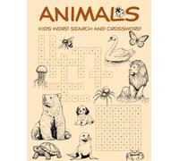 Animals: Kids word search and crossword