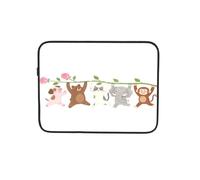 Animals Lift Rose Laptop Sleeve Case Notebook Computer Pouch Tablet Briefcase Carrying Bag for Work 15 Inch