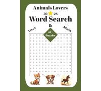 Animals Lovers Word Search Book: A Journey around the World in the Comfort of Your Home, A Dogs, Cats, Horse and Many More Animals... A Gift to A ... Theme to Learn More About Our Animals.