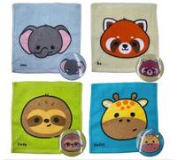 Animals Magic Flannel Giraffe Panda Elephant Sloth Kids Bath Face Cloth Travel Wash expanding Towel x 1