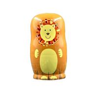 Animals Matryoshka Nesting Dolls 5 Characters Cute Animal Pattern Russian Nesting Dolls for Gift Cute Matryoshka Wooden Stacking Nested Set Toys, Educational Learning Kids Toys for Birthday Decoration
