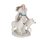 Animals & Nature Anne Stokes Winter Guardians Wolf Companion Figurine - Resin