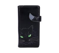 Animals & Nature Black Lucky Cat Purse Embossed Eye Tail Wallet | Purses