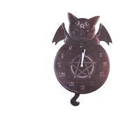 Animals & Nature Cult Cuties Malpuss Wall Hanging Clock with Swinging Tail - Wood