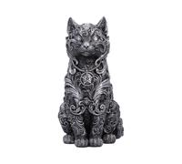 Animals & Nature Hexbound Familiar Silver Cat Figurine 23cm | Figurines - Polyresin
