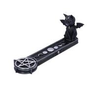 Nemesis Now Cult Cuties Malpuss Incense Holder, Black, 24cm
