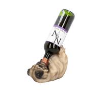 Nemesis Now Guzzlers Pug Wine Bottle Holder 21cm Fawn