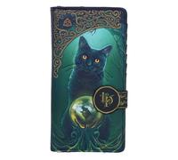 Nemesis Now Rise of the Witches Embossed Purse 18.5cm, Black Cat Artwork