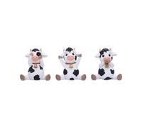 Animals & Nature Three Wise Cows Figurines by Nemesis Now | Acotis - Resin