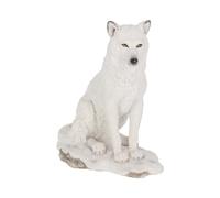 Animals & Nature White Ghost Wolf Figurine Ornament | Figurines | Acotis - Resin
