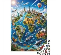 Animals Ocean Buildings 1000pcs For Adults Mini Puzzle Challenging