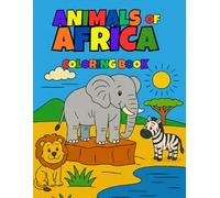 Animals of Africa: Coloring Book