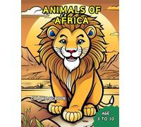 Animals of Africa: Coloring book for children about African animals