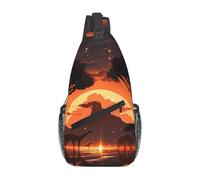 Animals of the African Savannah Casual Crossbody Bag Durable Large Capacity Lightweight and Breathable Suitable for Various Outdoor Venues
