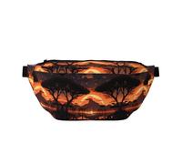 Animals of the African Savannah Versatile Running Waist Pack Lightweight Breathable and Adjustable for Travel Cycling and Everyday Use