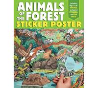 Animals of the Forest Sticker Poster: Includes a Big 15" x 38" Poster, 50 Colorful Stickers, and Fun Facts (Sticker Poster Book)