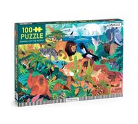 Mudpuppy Jigsaw Puzzle Animals of the World - 100 Pieces, Colorful Illustrations, Ages 5+