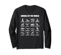 Animals of The World Funny Internet Meme Names for Animals Long Sleeve T-Shirt