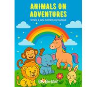 Animals on Adventures: Coloring Book for Kids