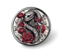 Animals on Flowers Button Pin,Design Your Own Personalized Pin Back Button Badges Exquisite Round Badge Travel Brooch Metal Decorative Pins for Hat Clothes Backpack