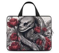 Animals on Flowers Laptop Sleeve Ultra-Thin, Waterproof Laptop Bags, Portable Protective Computer Bag with Hand Strap, Style, 15inch