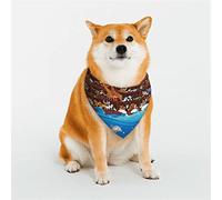 Animals On Noah's Ark Dog Bandanas,Triangle Reversible Pet Scarf for Boy and Girl,Bandana for Small Medium Large and Extra Large Dogs Large
