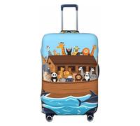 Animals on Noah's Ark Print Luggage Covers Suitcase Protector Fit 18-32 Inch Luggage-Large