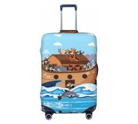 Animals on Noah's Ark Travel Luggage Covers - Elasticity Suitcase Covers Protector for Luggage 18-32 Inch