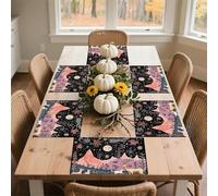 Animals On The Field Place Mats for Kitchen, Heat Resistant Non-Slip Placemats for Wedding, Washable Table Mat for Restaurant, Durable Place Mat for Dining Table 30x45cm*6