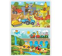 Animals On-The-Go Disposable Placemats 40 Pack for Baby, Toddler, Kids, Adults - Sticky Transparent Table Mat - Adhesive Table Topper Solutions for Schools, Restaurant, Daycare (40 Pack)