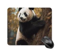 Animals on Tree Mouse Pad Square Laptop Mouse Mat Cute Computer Mousepad Keyboard Pad Non-Slip Desk Pads for Gaming Office Work Home 25 * 30cm