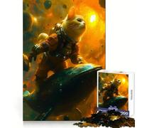 Animals Out Space 1000 Teenager Pieces Jigsaw Puzzle Boost Memory Happy Idle Time Quality Cut Chic Xmas Gift (38x52cm)