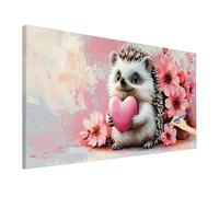 Animals Paint by Numbers for Adults Children, Painting by Numbers for Beginner, Flowers Paint by Number Kits with Large Canvas 220x100cm, DIY Oil Painting Kit for Autumn Decor, Gifts for Women U-39