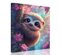 Animals Paint by Numbers for Adults with Frame, Koala Paint by Number Canvas with Acrylic Paints Brushes, Hobbies for Adults Women DIY Oil Painting Kits for Home Wall Decor Gifts 20x28 inch,kk-339
