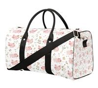 Animals Pig Print Travel Duffle Bag for Women Men Girls Boys Weekend Overnight Bags 22.7 L Tote Cabin Luggage Bag for Sports Gym Yoga