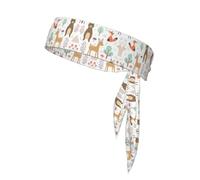 Animals Print Sports Headband Sweat Wicking Sweatband for Men Women Running Cycling Yoga Fitness Workout