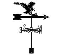 Animals Rabbit Bunny Metal Weathervane Wind Vane Direction Indicator for Outdoor Roof Mount Farm Yard Garden Gazebo Decorations Easy Use, Fighting Bunny (Runaway Bunny)