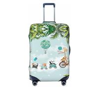 Animals Riding Across The Sky Travel Luggage Covers - Elasticity Suitcase Covers Protector for Luggage 18-32 Inch