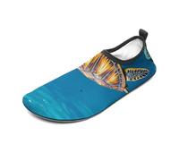 Animals Sea Turtles Water Shoes for Men Women, Lightweight Stretch Swim Shoes with Anti-Slip Rubber Sole, Quick-Dry Aqua Socks for Pool, Beach, Surfing, Style, 10 Women/10 Men