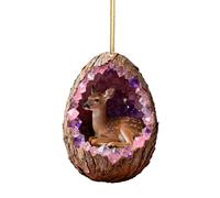 Animals Series 2D Acrylic Hanging Decorative Pendant, Cute Animals Car Interior Decorations Pendant, Hanging Ornament For Indoor Outdoor, Holiday Decor, A