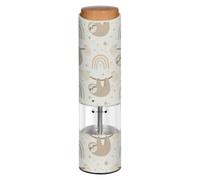 Animals Sloths Electric Pepper Grinder Auto Salt Grinder Mill