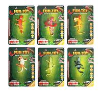 Animals That Change Colours, 6 Pieces Elastic Animal Lizards | Design Without Holes for Class Children 3+ Years School Swimming Pool Scientific Laboratories