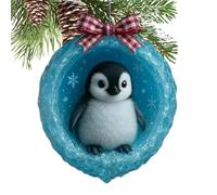 Animals Tree Ornaments | Funny 2D Acrylic Decorations | Hanging Animals Ice Cave Decorations | for Home Party Farm Bedroom Outdoor Wall Indoor
